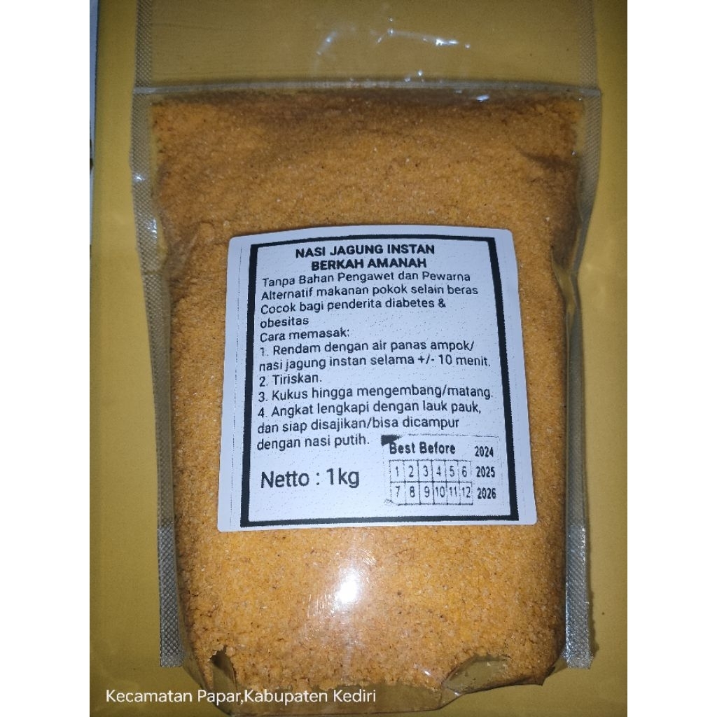 

1KG Beras Nasi Ampok Jagung Instan