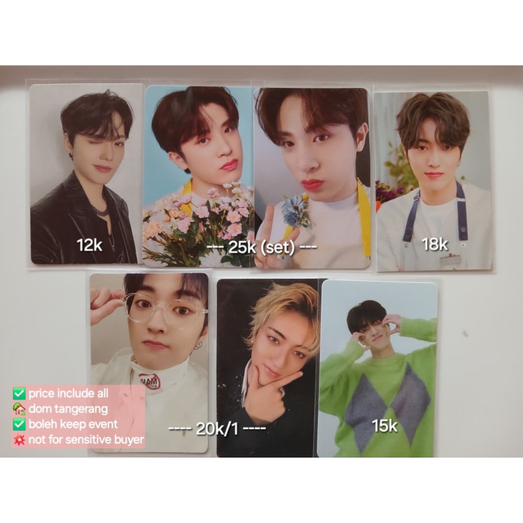 photocard treasure haruto & yoshi pob fansign withmuu
