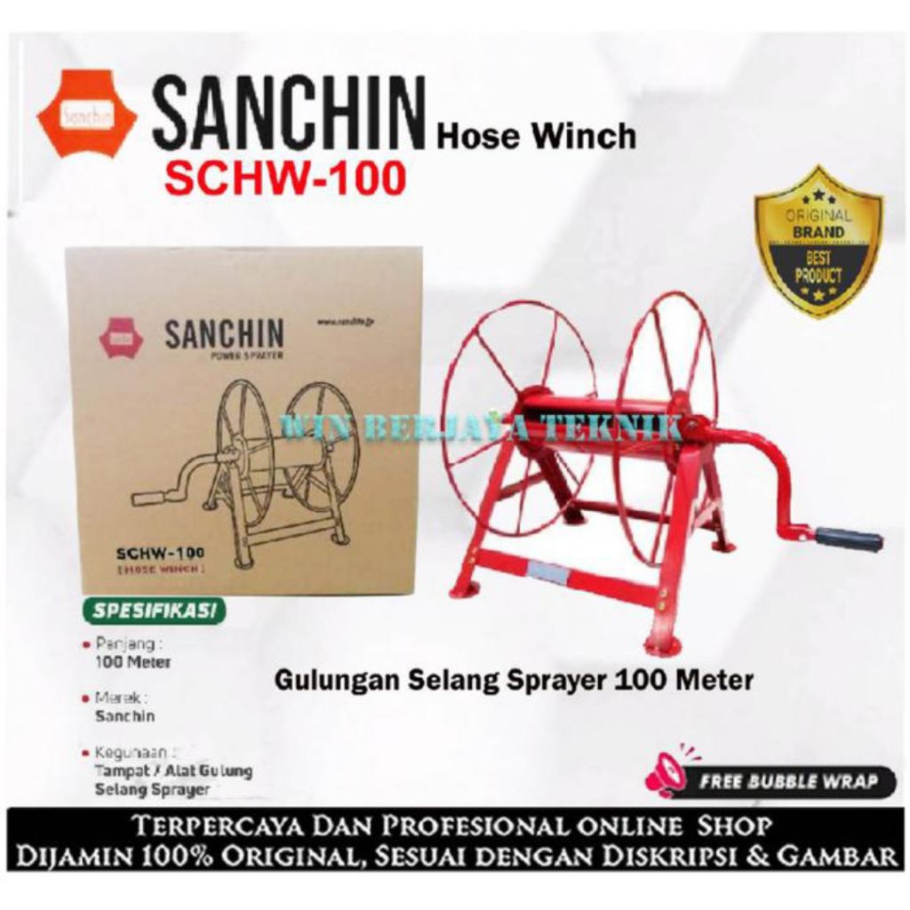 TEMPAT GULUNGAN SELANG AIR SPRAYER 100 METER