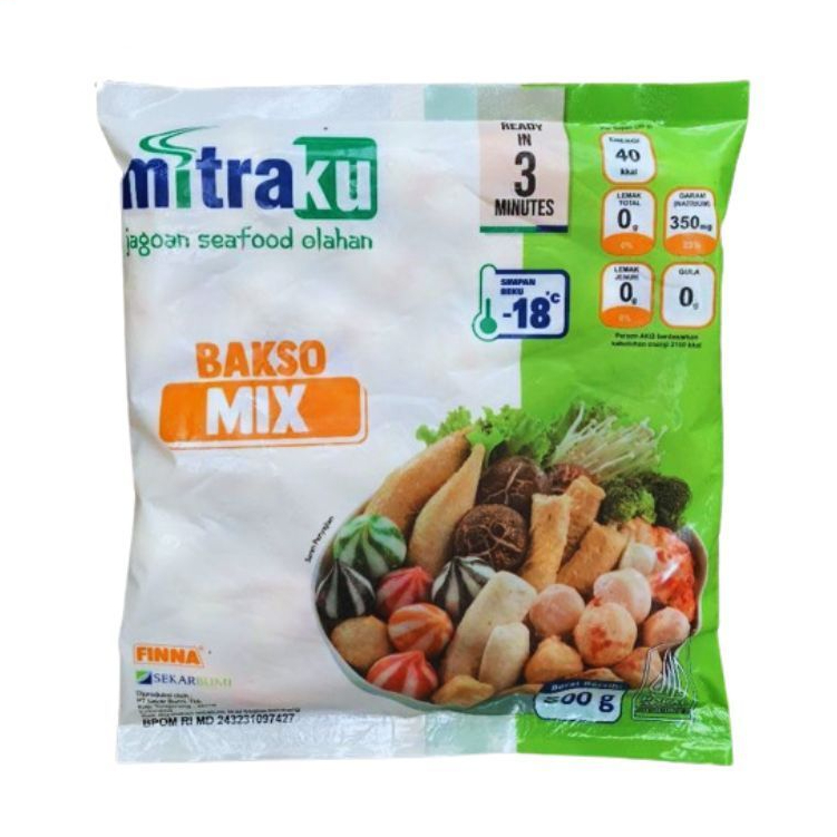 

Mitraku Bakso Aneka Mix / Bakso Mix 500 Gram