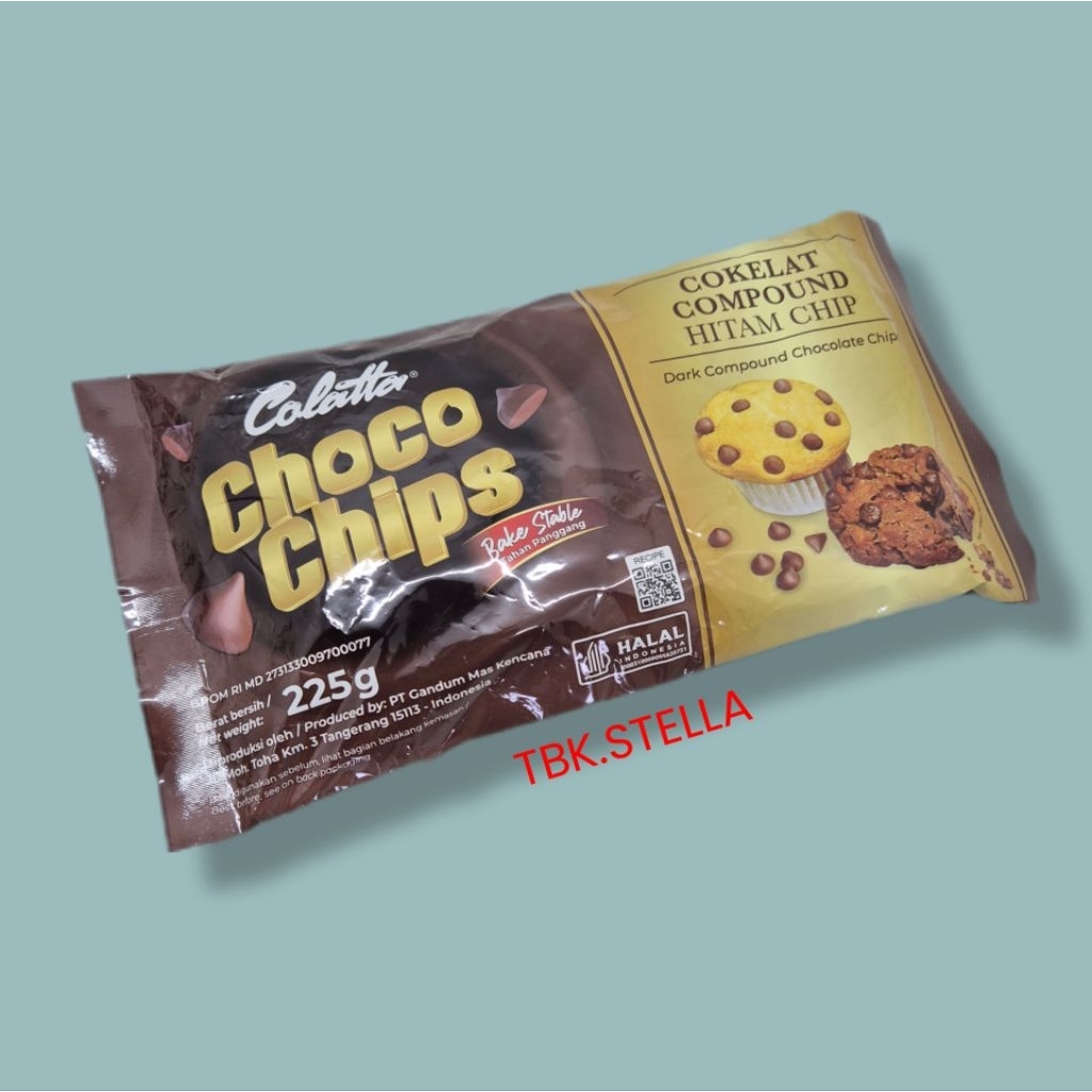 

COLATTA CHOCO CHIPS 225 GR TAHAN PANGGANG