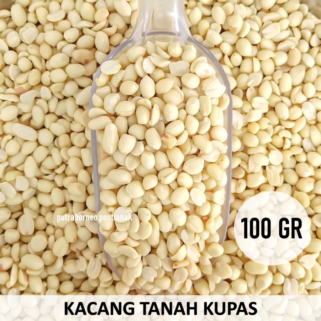 

Kacang Kupas Asli 100 gr / Kacang Tanah Kupas Bahan Kue