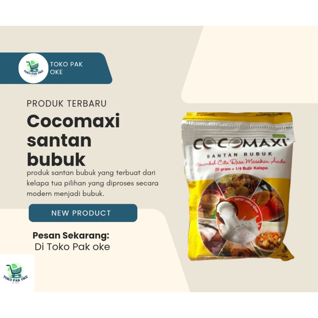 

Cocomaxi Santan Bubuk 25g