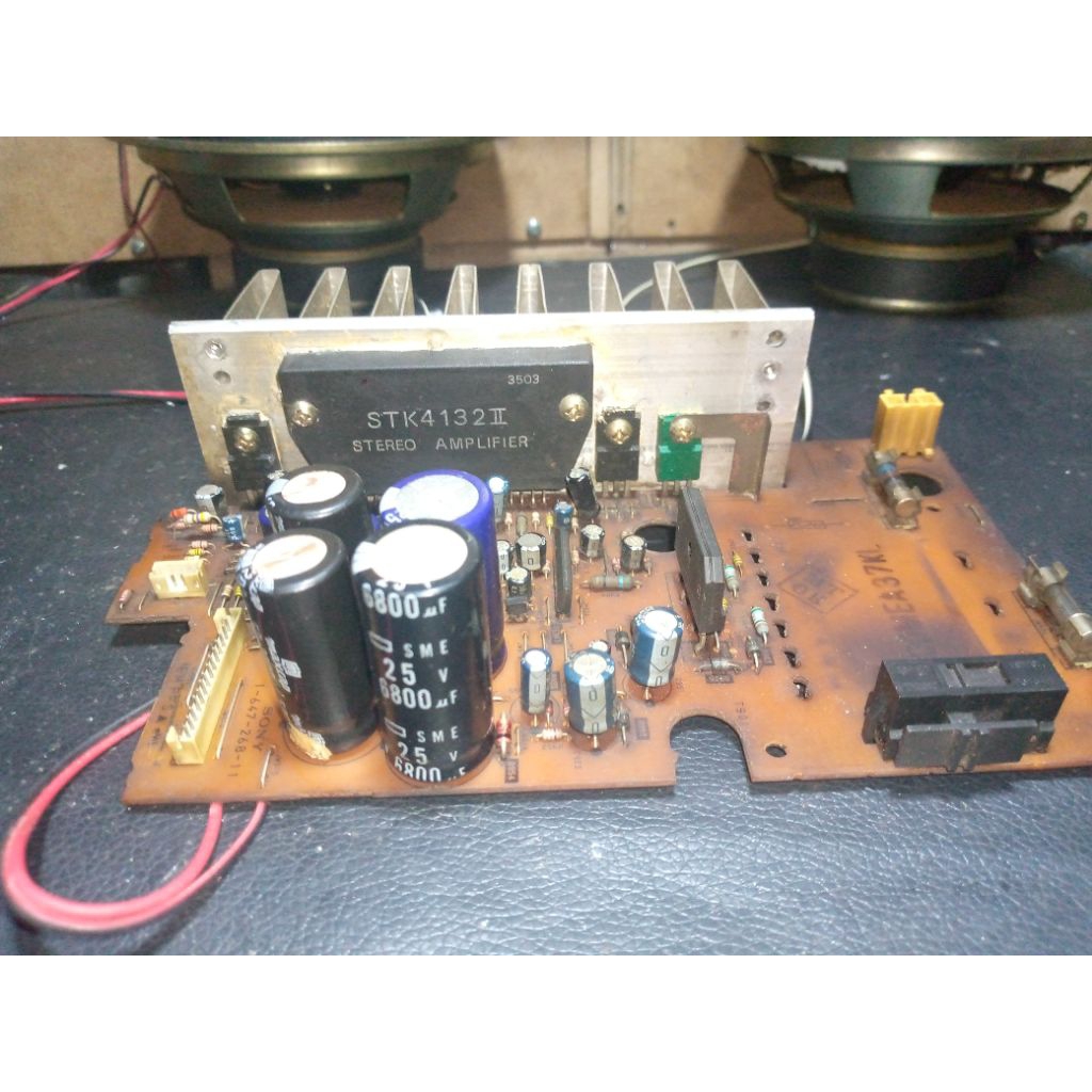 Power Ampli Sony IC STK4132 Hidup Normal