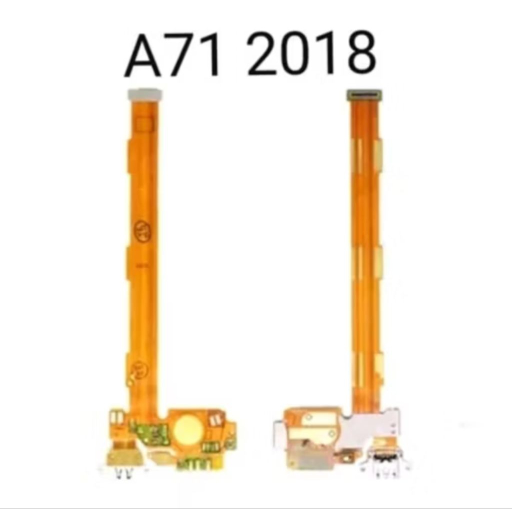 konektor cas oppo A71 2018 original ful ic pcb flaksible board flexible papan pengganti fleksibel A 