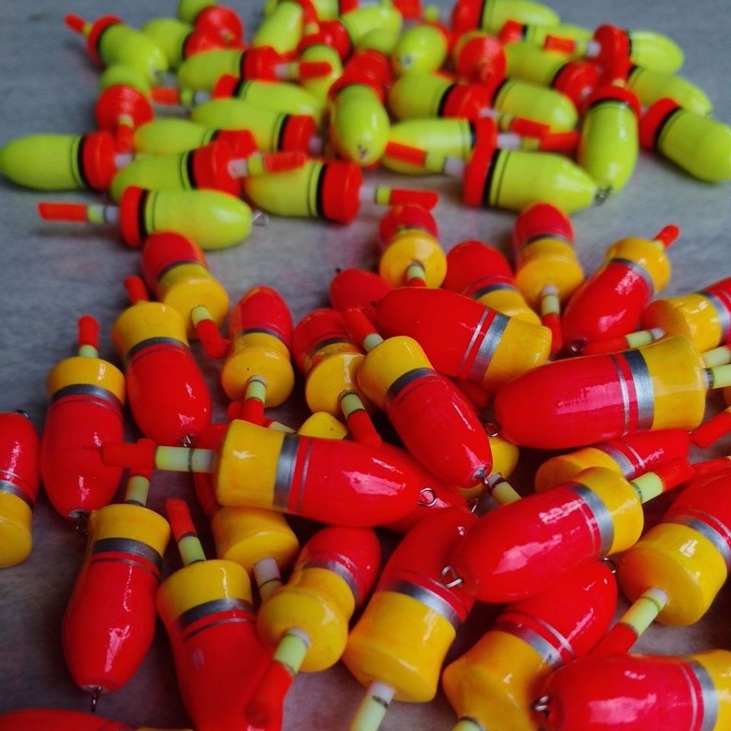 pelampung pancing Starlet siang malam isi( 6pcs)