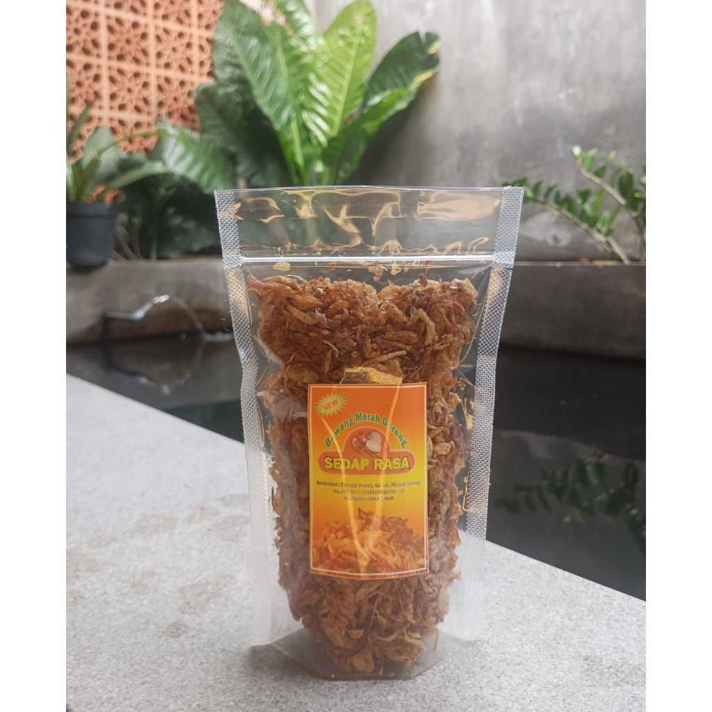 

Bawang Goreng Sedap Rasa Asli Nganjuk Kemasan 100gr