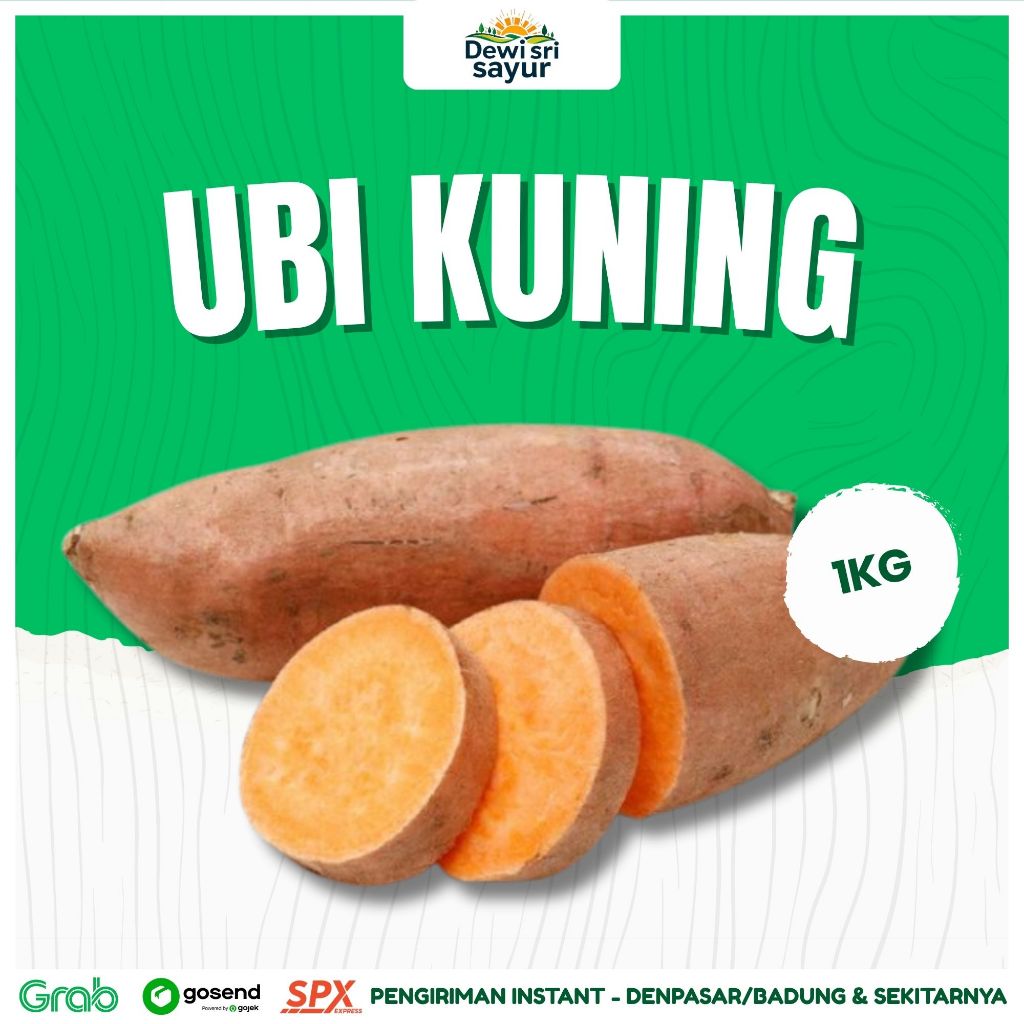 

Ubi Kuning 1kg – Dewi Sri Sayur