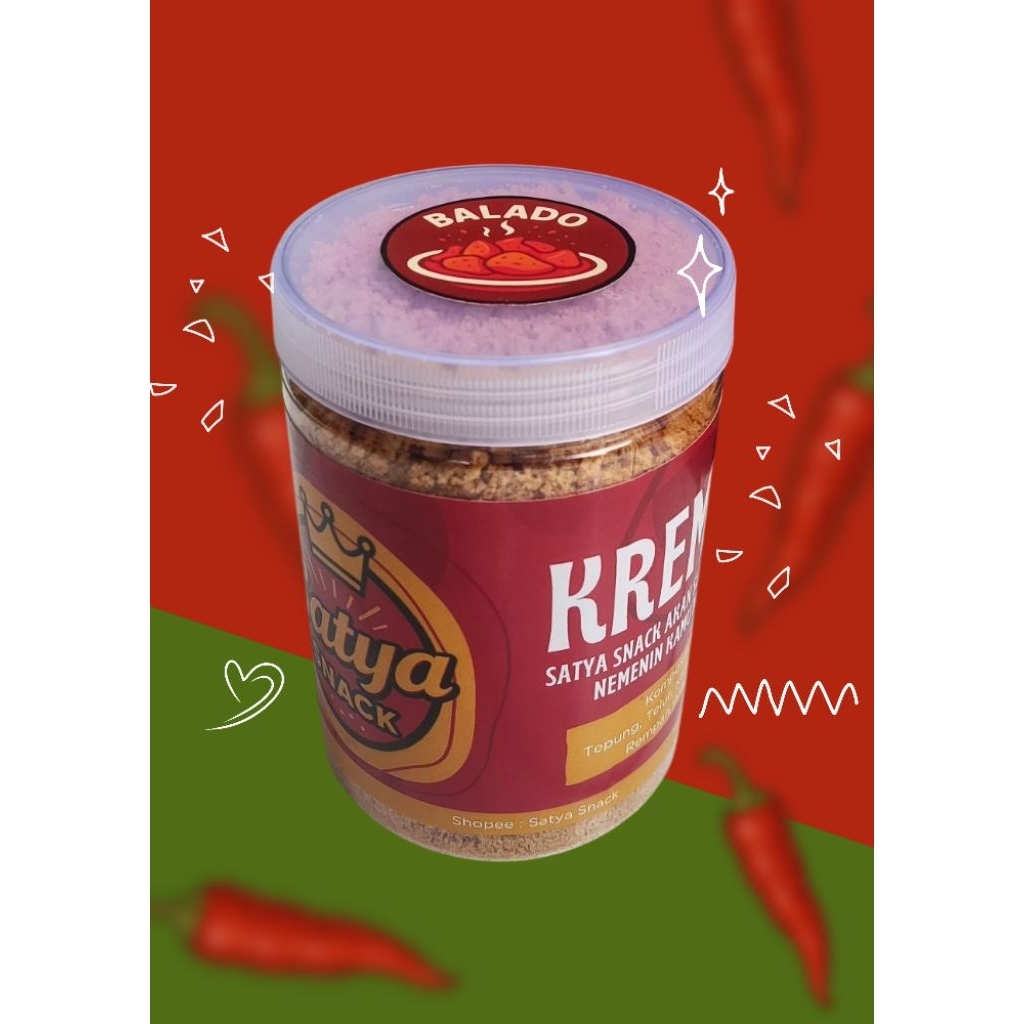 

Kremes Satya Snack 270gr (Balado) Toples
