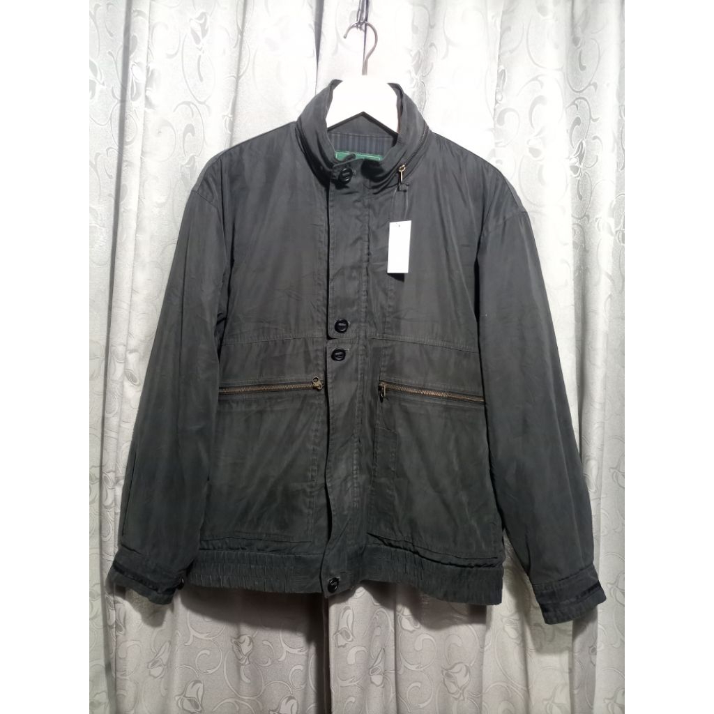 Jaket Vintage Casual Horington Suede Hidden Hodie_Masters Golf Original_Size L Fit XL