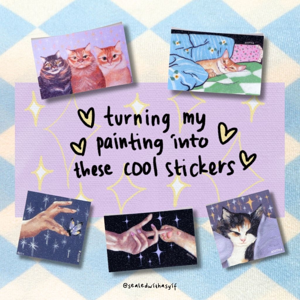 

Glitter Sticker Pack | LUKISANKU series