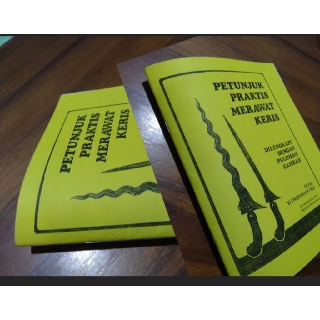 Buku keris,Petunjuk merawat keris