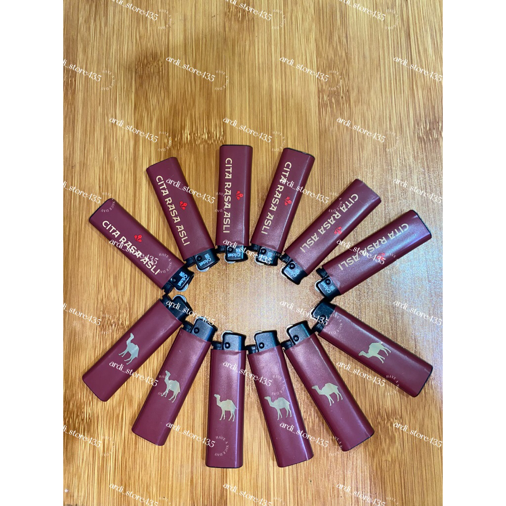 Korek Gas Camel Cricket /isi pack 5 lebih Hemat