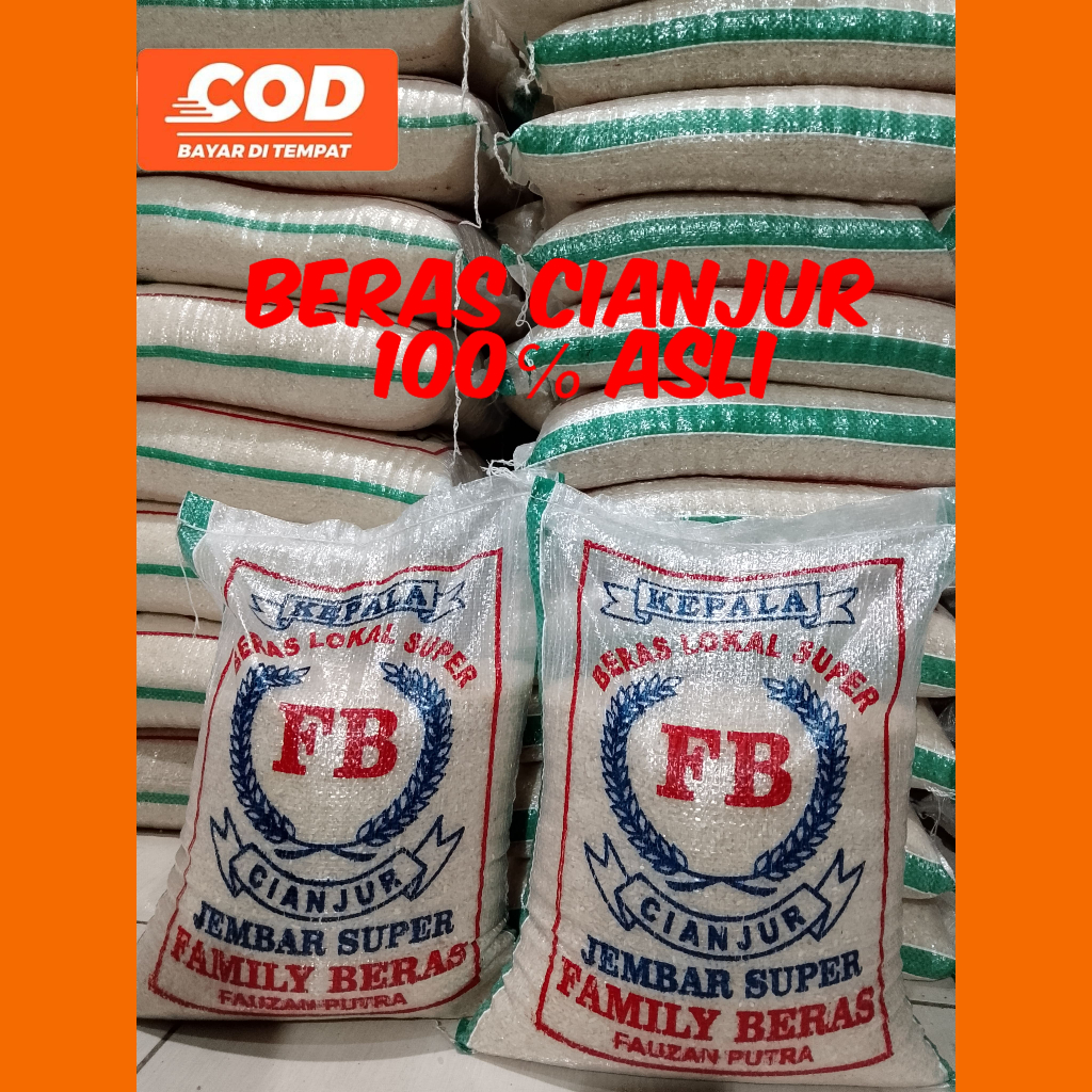 

Beras FB Cianjur 5Kg Super Pulen
