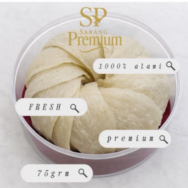 

Sarang Walet Siap Olah – SP Sarang Premium | 100% Alami Tanpa Bahan Kimia