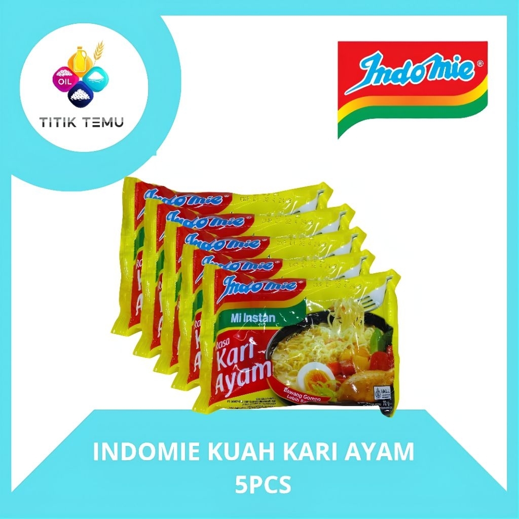 

INDOMIE RASA KARI AYAM 72gr ISI 5 PCS