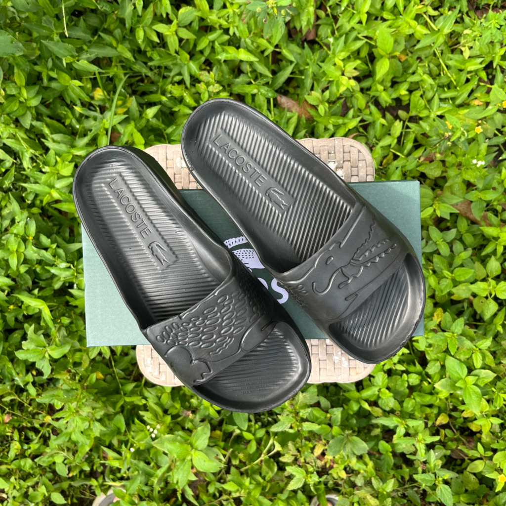 sandal slop pria full karet sandal slide sandal slip-on in terbaru