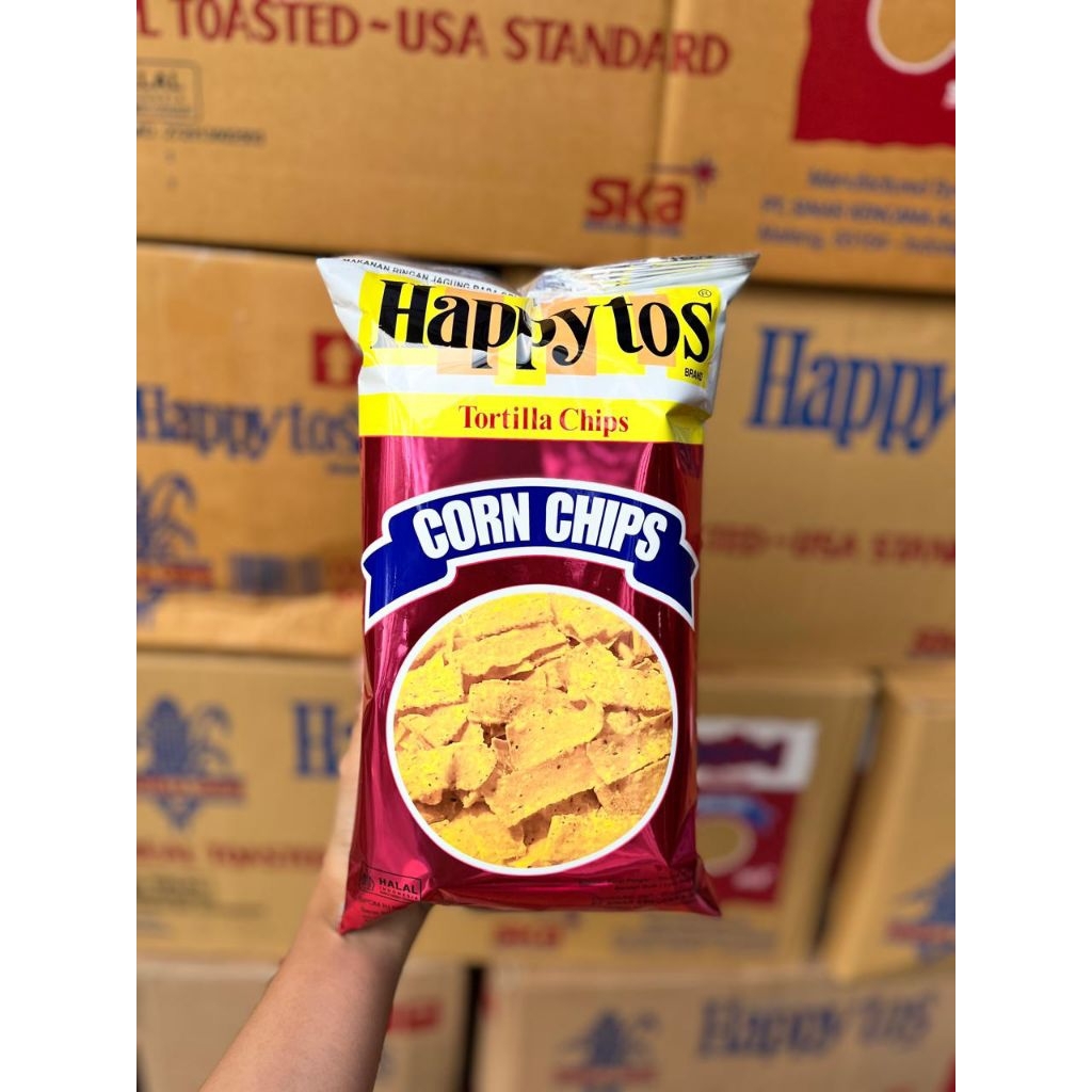 

Makanan ringan, Happy tos corn chips