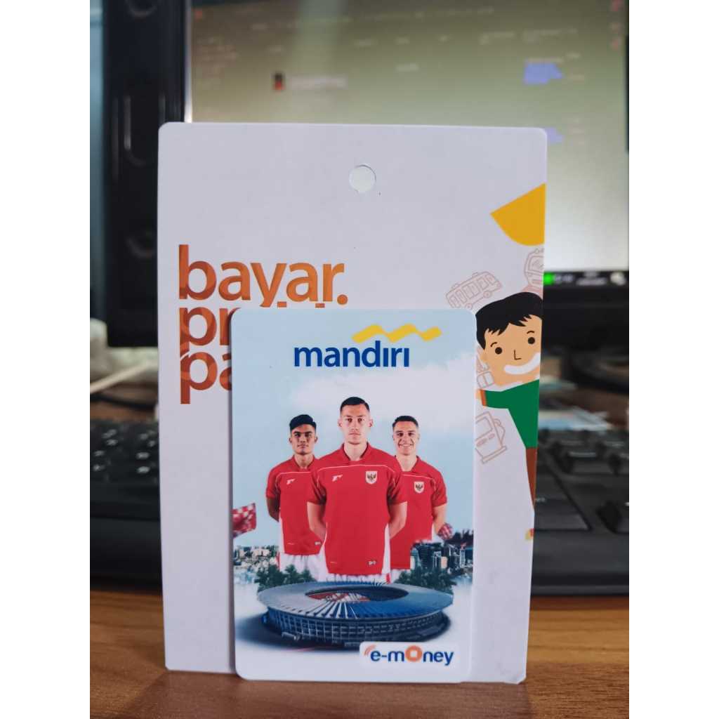 Emoney Mandiri Original asli bukan custom edisi TIMNAS JAY IDZES