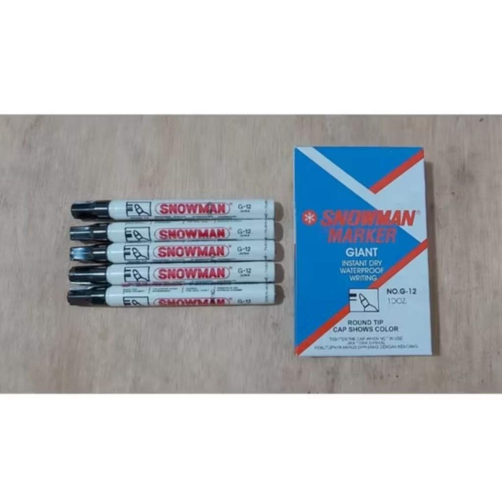 

SEPIDOL PERMANENT SNOWMAN MARKER 1 PACK