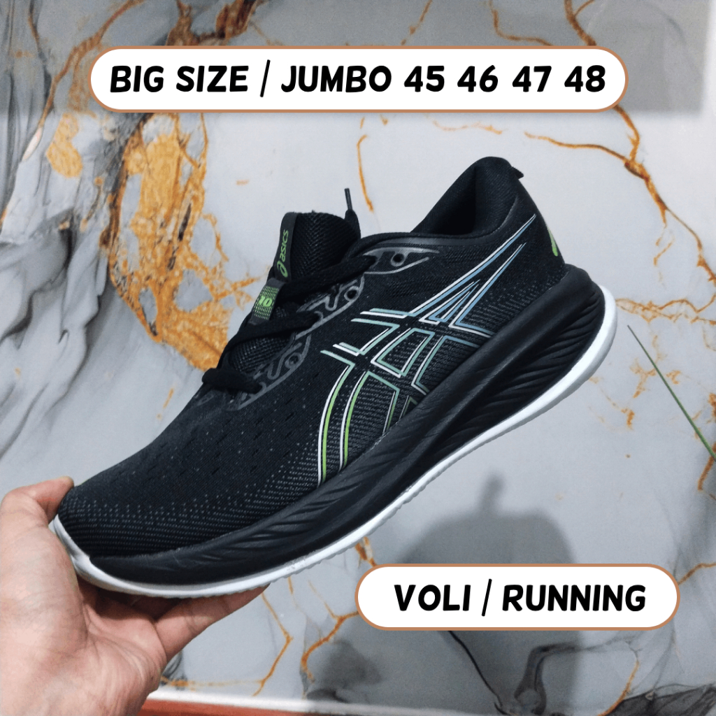 Sepatu Voli Big Size 45 46 Pria Volly Sepatu Ukuran Jumbo 45 46 47 Running Badminton Original Kompon