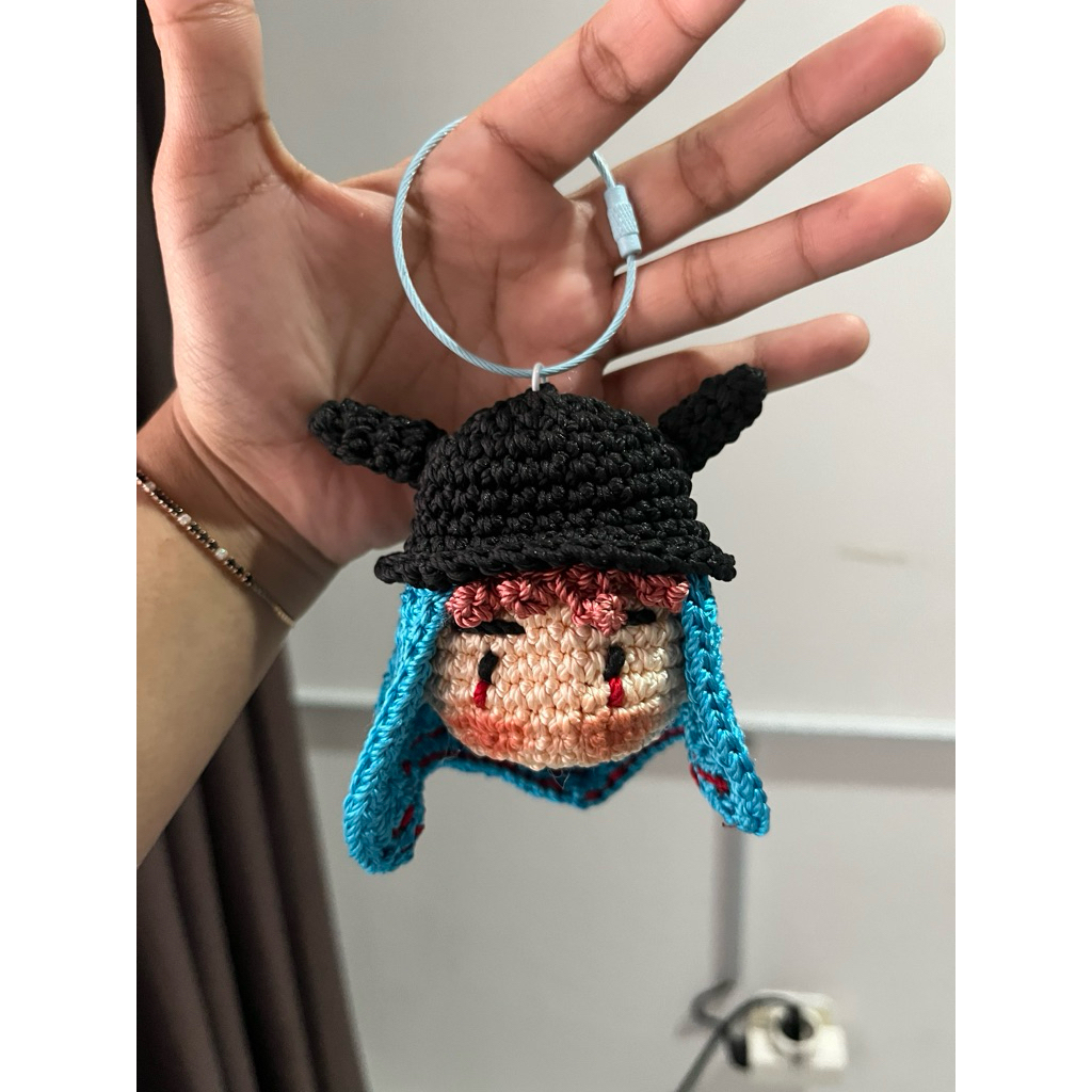 G-DRAGON AMIGURUMI | G DRAGON BONEKA RAJUT | G DRAGON GANTUNGAN KUNCI RAJUT