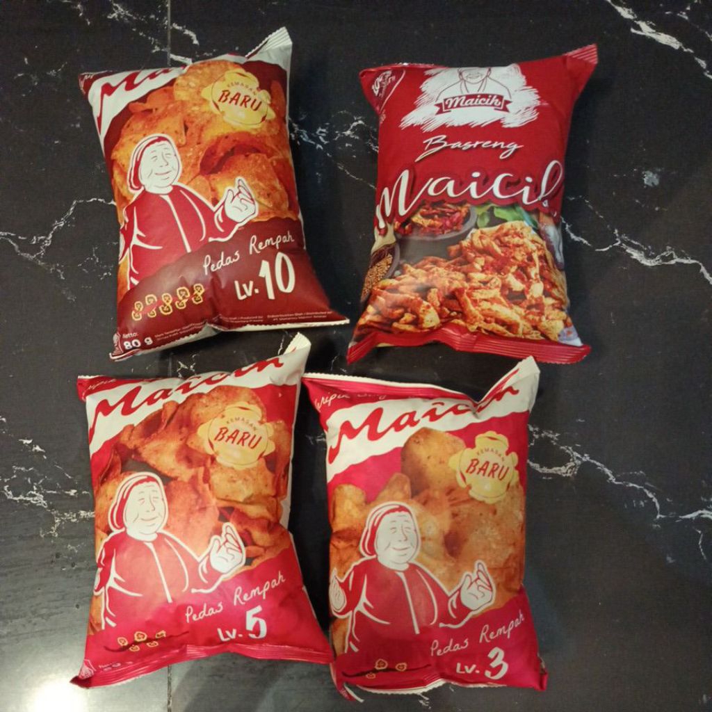 

Maicih keripik singkong pedas dan basreng pedas - Free packing dus order 6 pcs