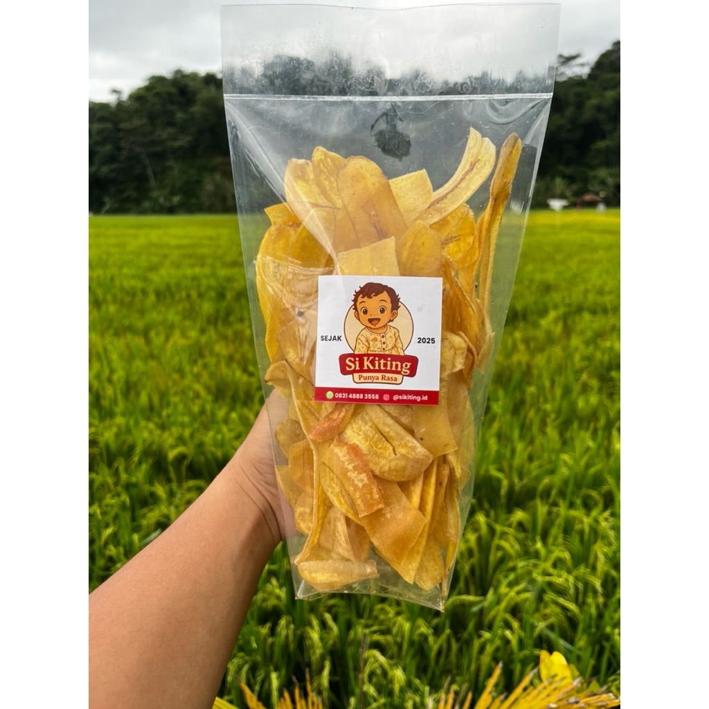 

Keripik Pisang Asin Si Kiting 150gr - 300gr - 500gr
