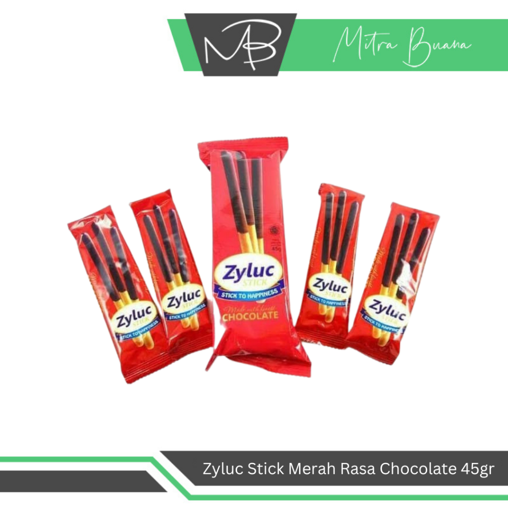 

Zyluc Stick Merah Rasa Coklat 45gr - Cemilan Enak Rasa Chocolate Enak Murah Original Bergizi