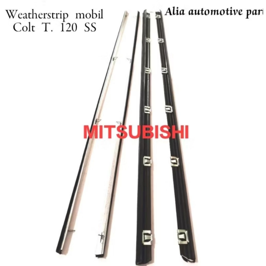 Pelipit kaca pintu mobil Colt T.120 SS (Full set)