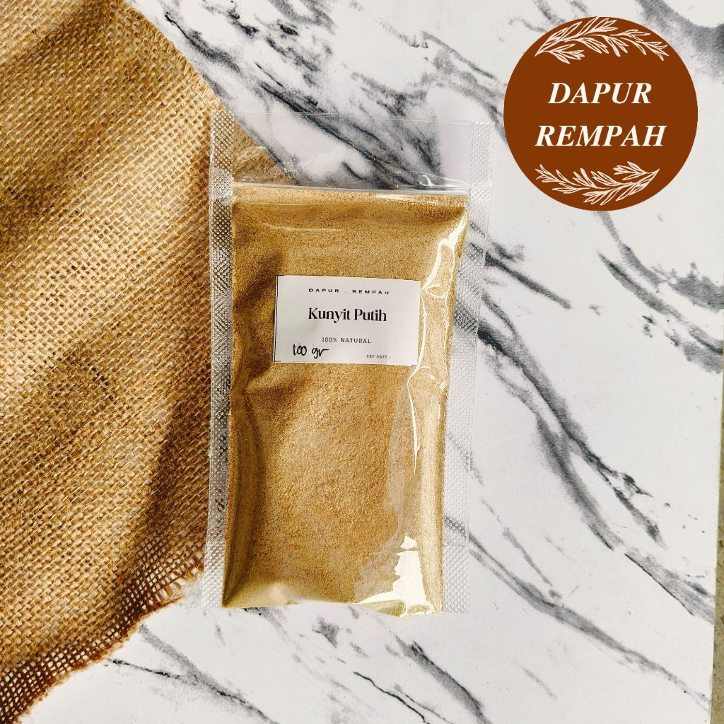

Dapur Rempah Kunyit Putih Bubuk White Turmeric Powder