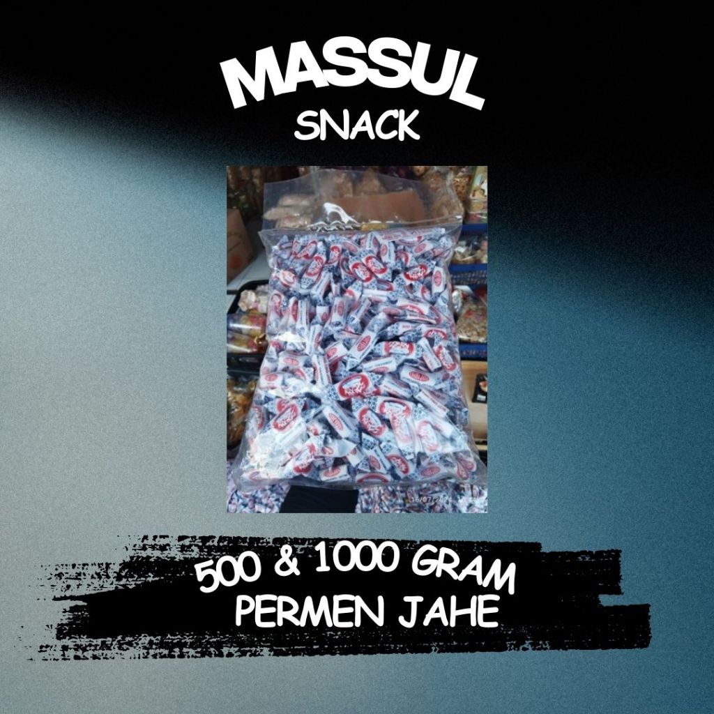 

[500 gram & 1000 gram] Permen Jahe Jadul Asli Ginger Candy