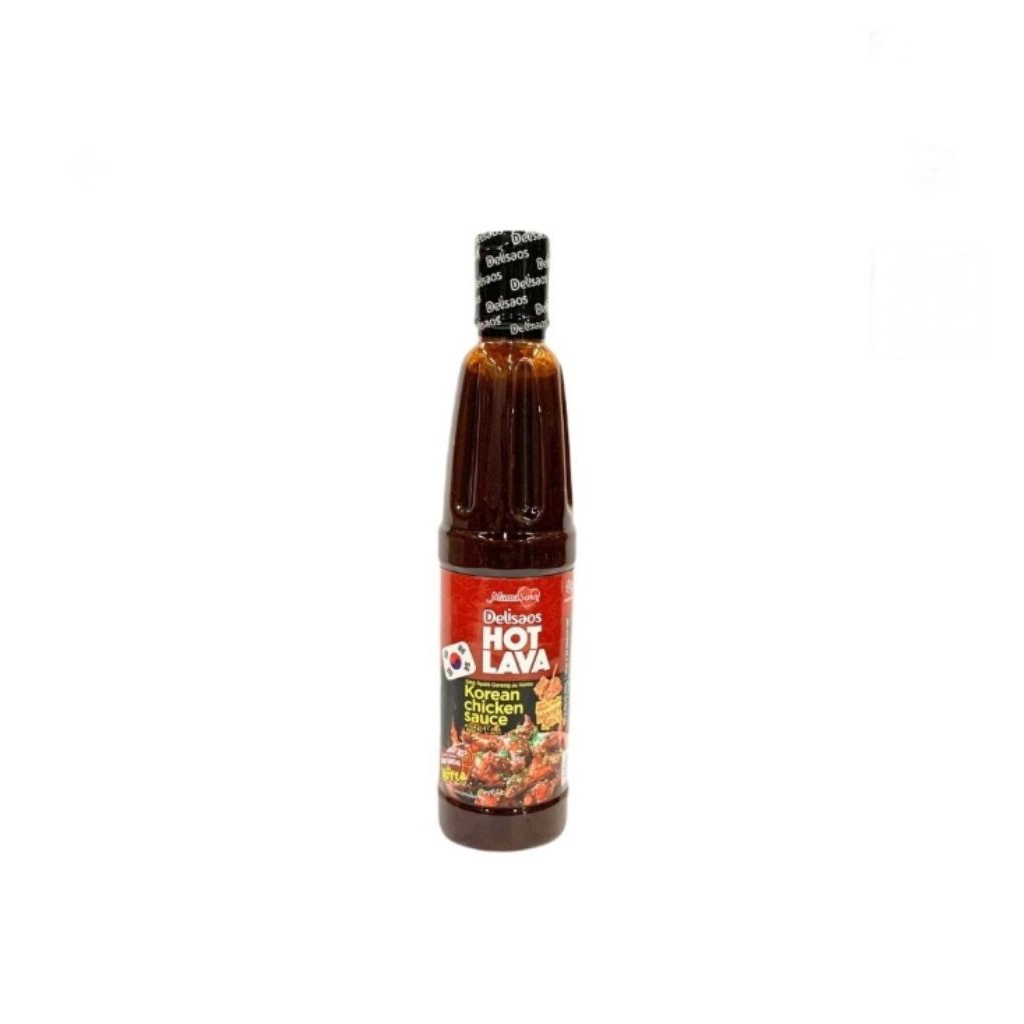 

mama suka delisaos hot lava Korean chick honey spicy botol 320 gr
