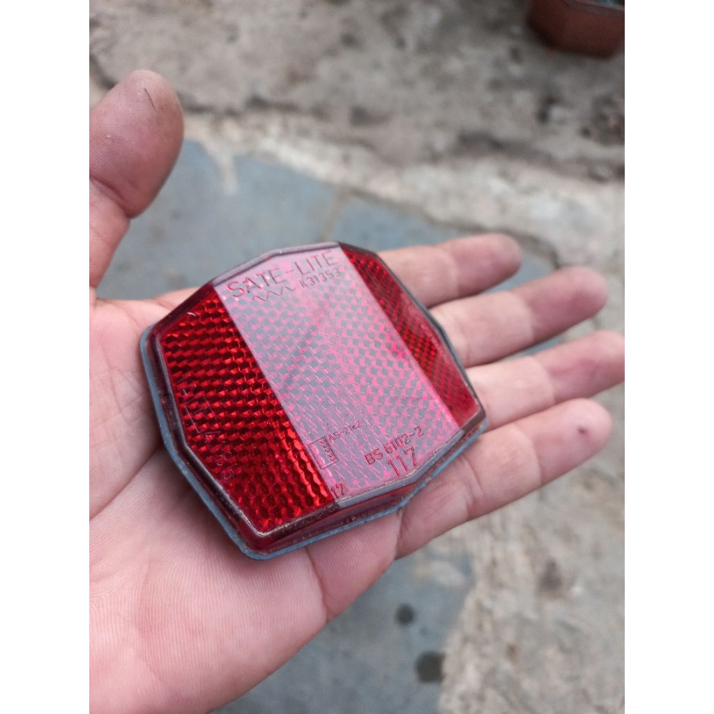 cat eye reflektor Sate lite sepeda federal balap jadul