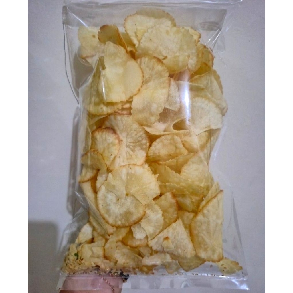 

keripik singkong crispy asin gurih original dan pedas