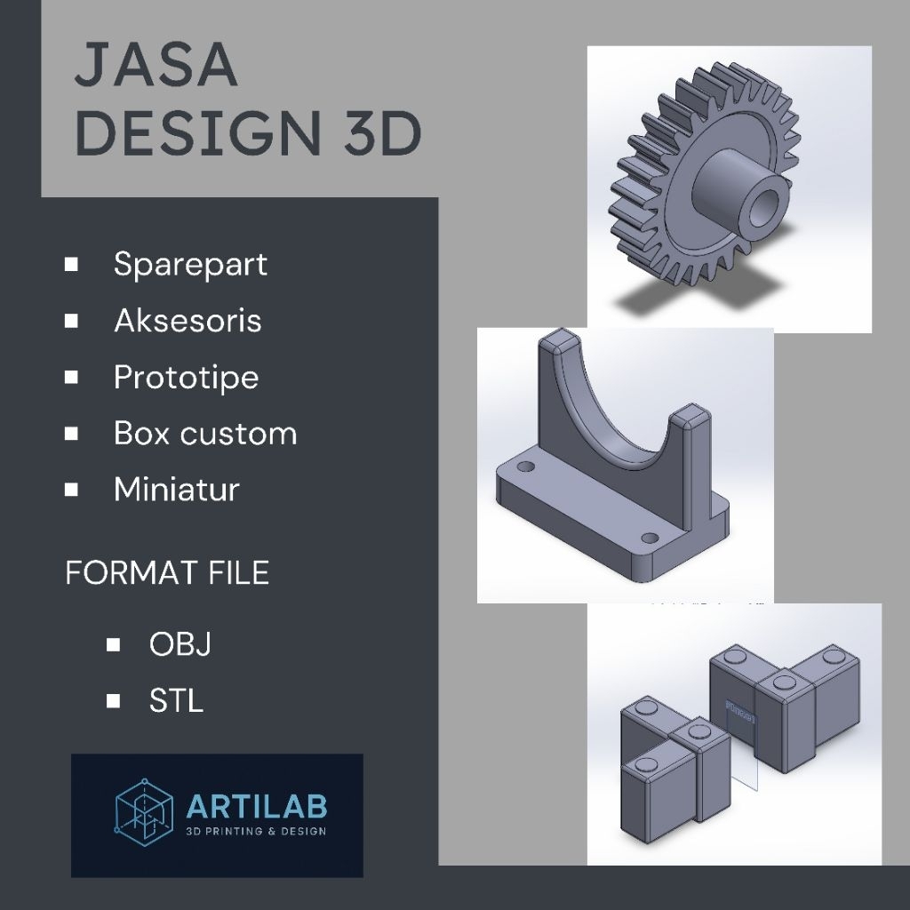 JASA DESIGN 3D FILE /DESIGN 3D PRINTER