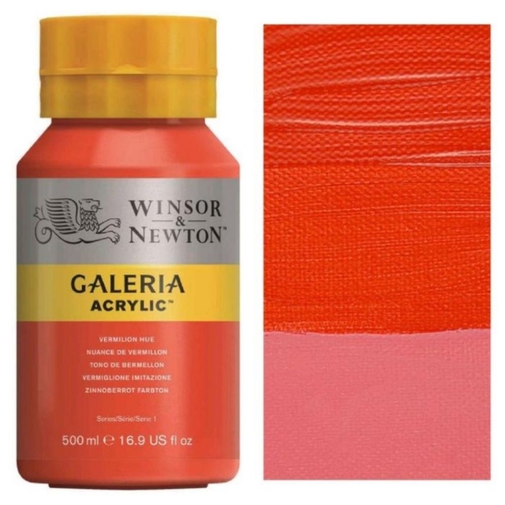 

GALERIA ACRYLIC PAINT 500 ML VERMILION HUE WINSOR & NEWTON