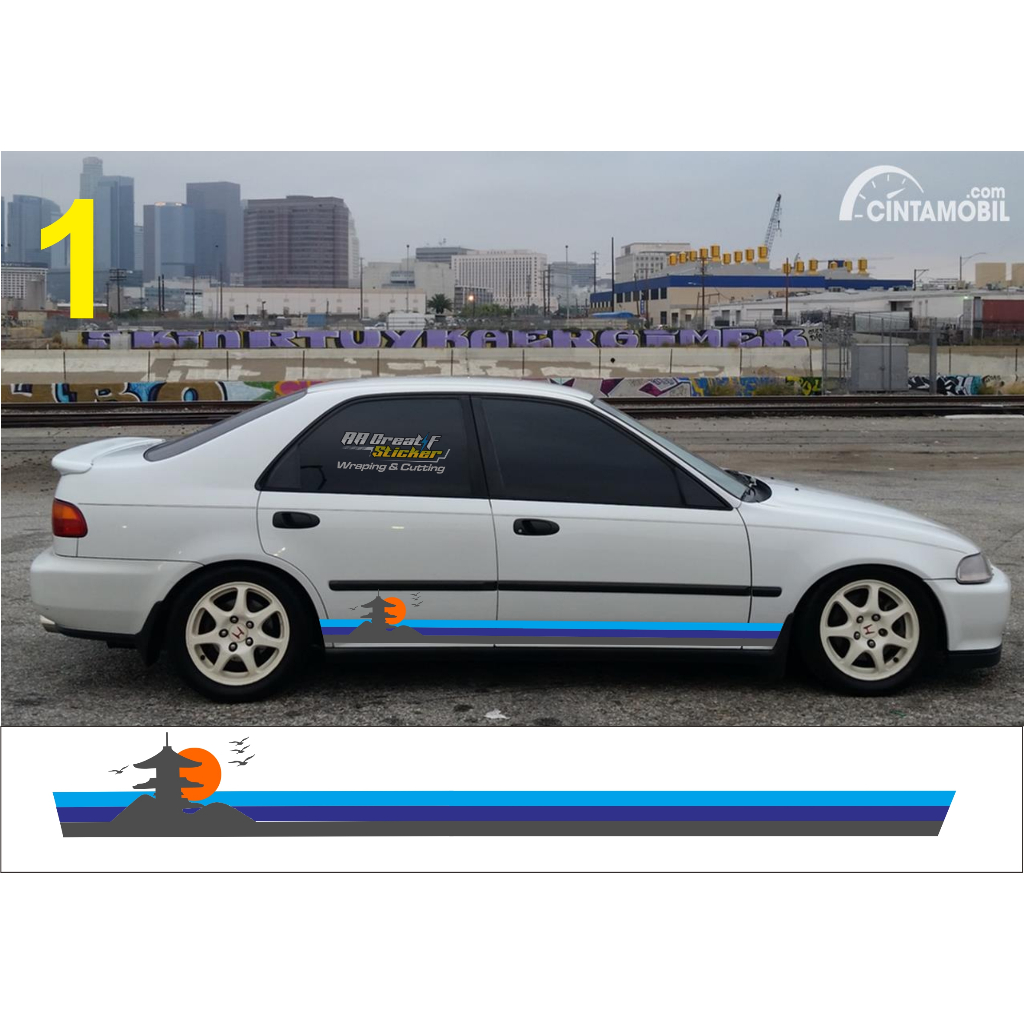 CUTTING STICKER MOBIL HONDA GENIO MINIMALIS
