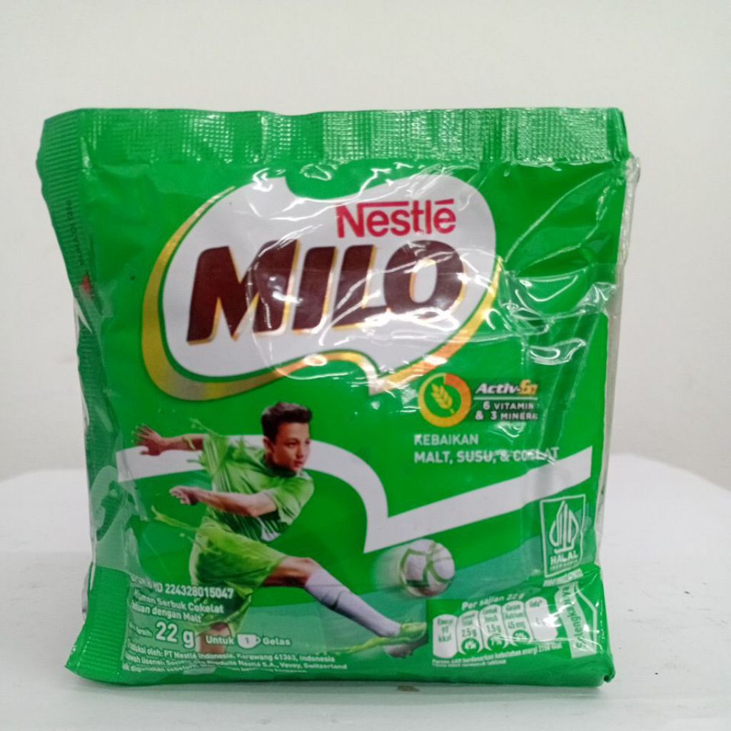 

Milo Active Go - Susu bubuk sachet rasa coklat 10x22g