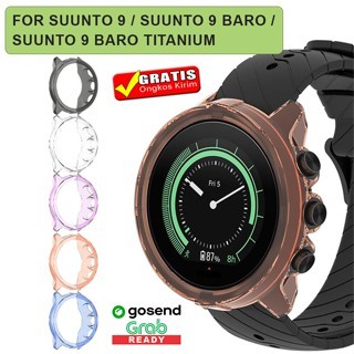 Rubber Case TPU Soft Bumper Suunto 9 - Suunto 9 Baro - Suunto 9 Baro Titanium - Watch Protector