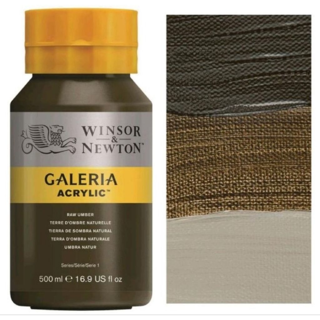 

GALERIA ACRYLIC PAINT 500 ML RAW UMBER WINSOR & NEWTON