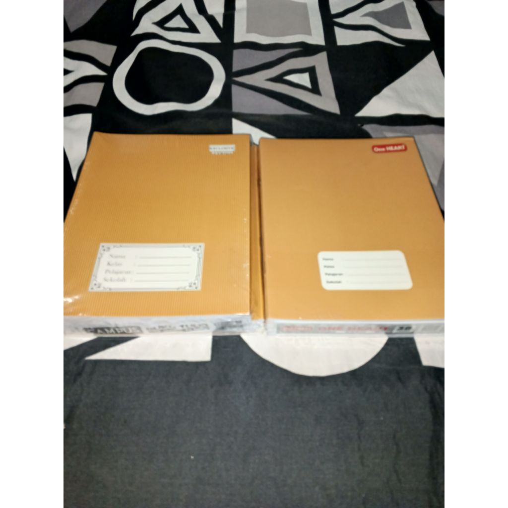 

Buku tulis campus Kraft 38 Lembar (10pcs) buku sekolah sampul cover coklat KWARTO