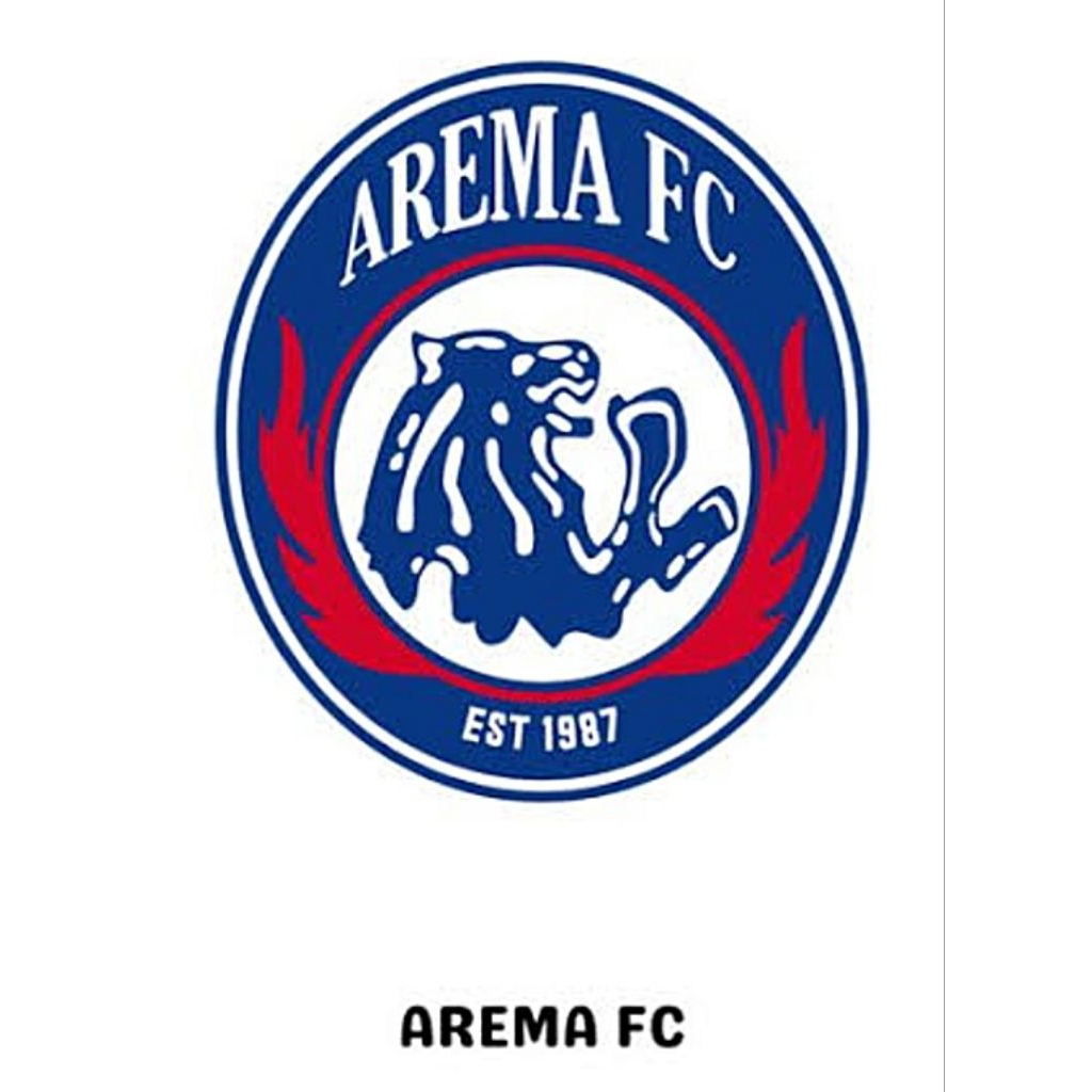 patch bordir Arema FC / Emblem club Arema FC / Logo Arema FC Bagus dan Rapi