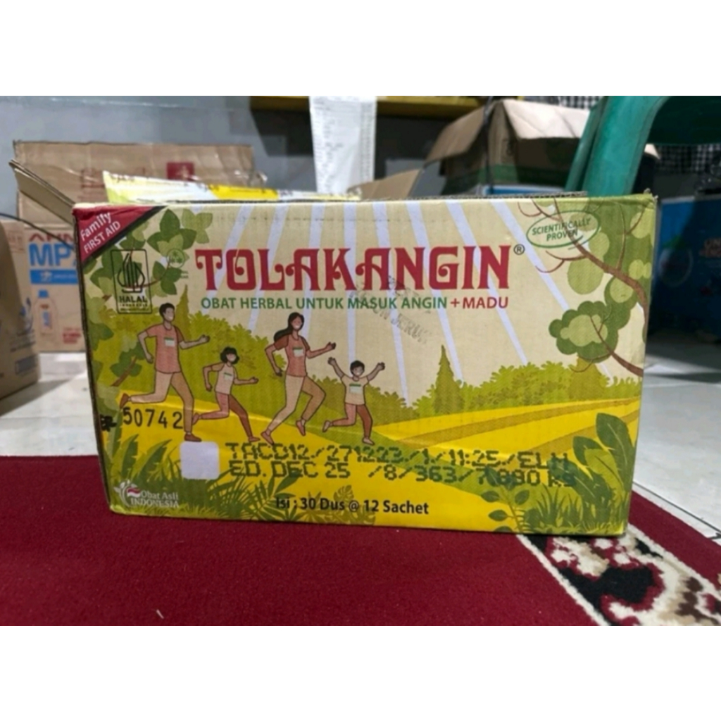 Tolak Angin Cair 1 Karton isi 30 / Tolak Angin Cair Isi 12