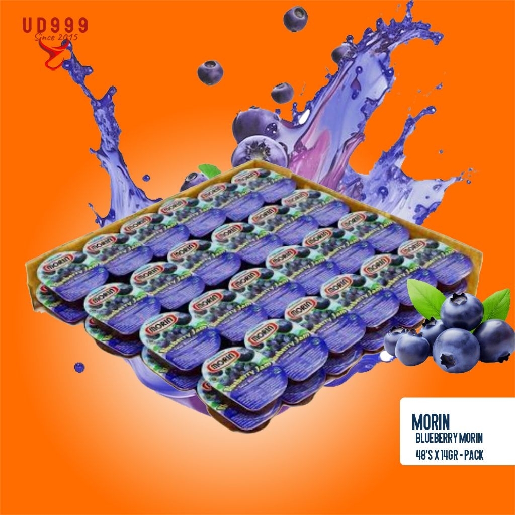 

MORIN BLUEBERRY JAM PORTION / SELAI BLUEBERRY 48'S X14GR-PACK