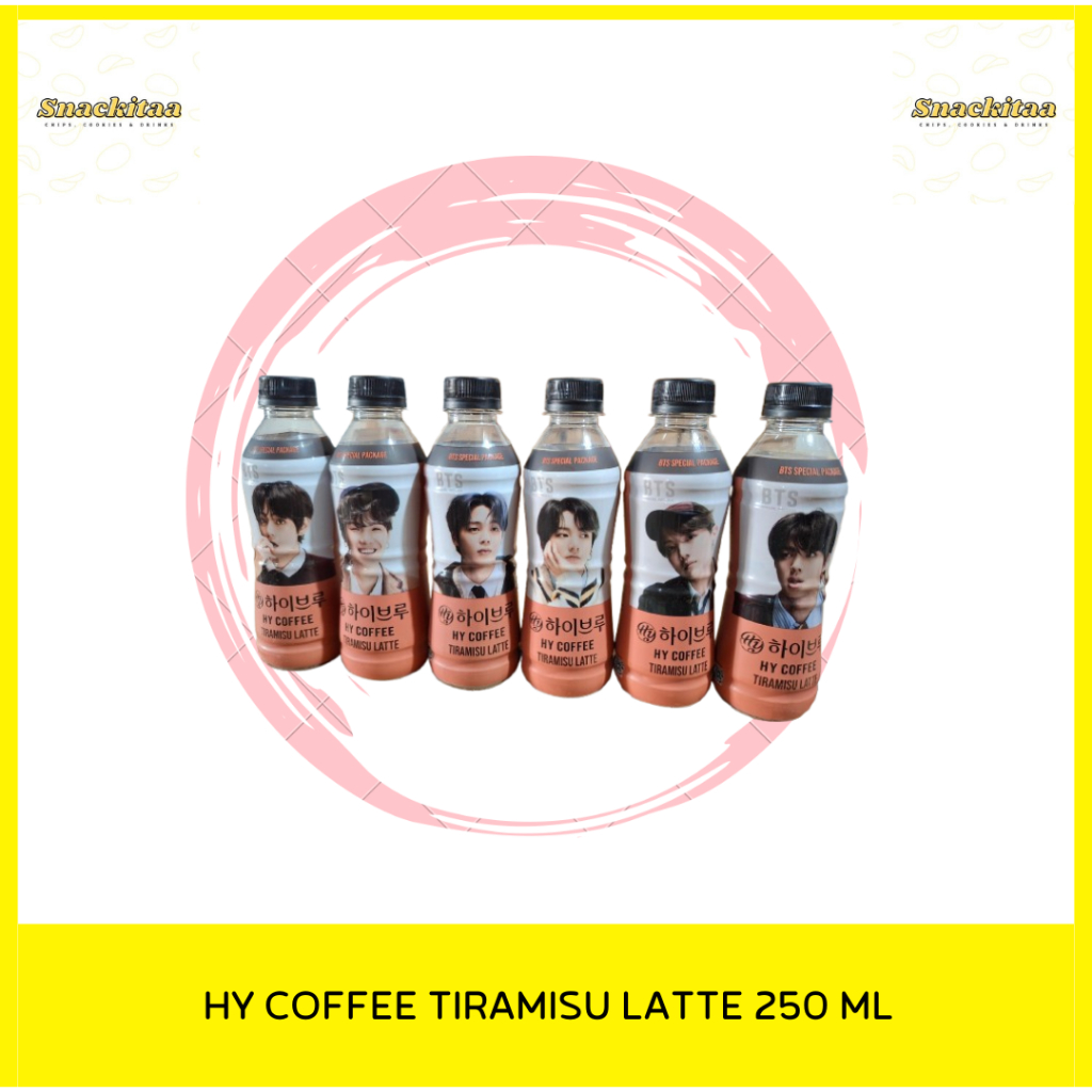 

HY Coffee BTS Special Edition Cappucino/Tiramisu Latte 250 ml