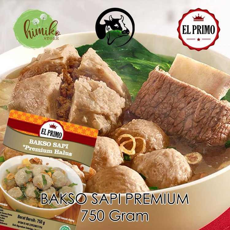 

El Primo Bakso Sapi Premium 750 Gram Frozen