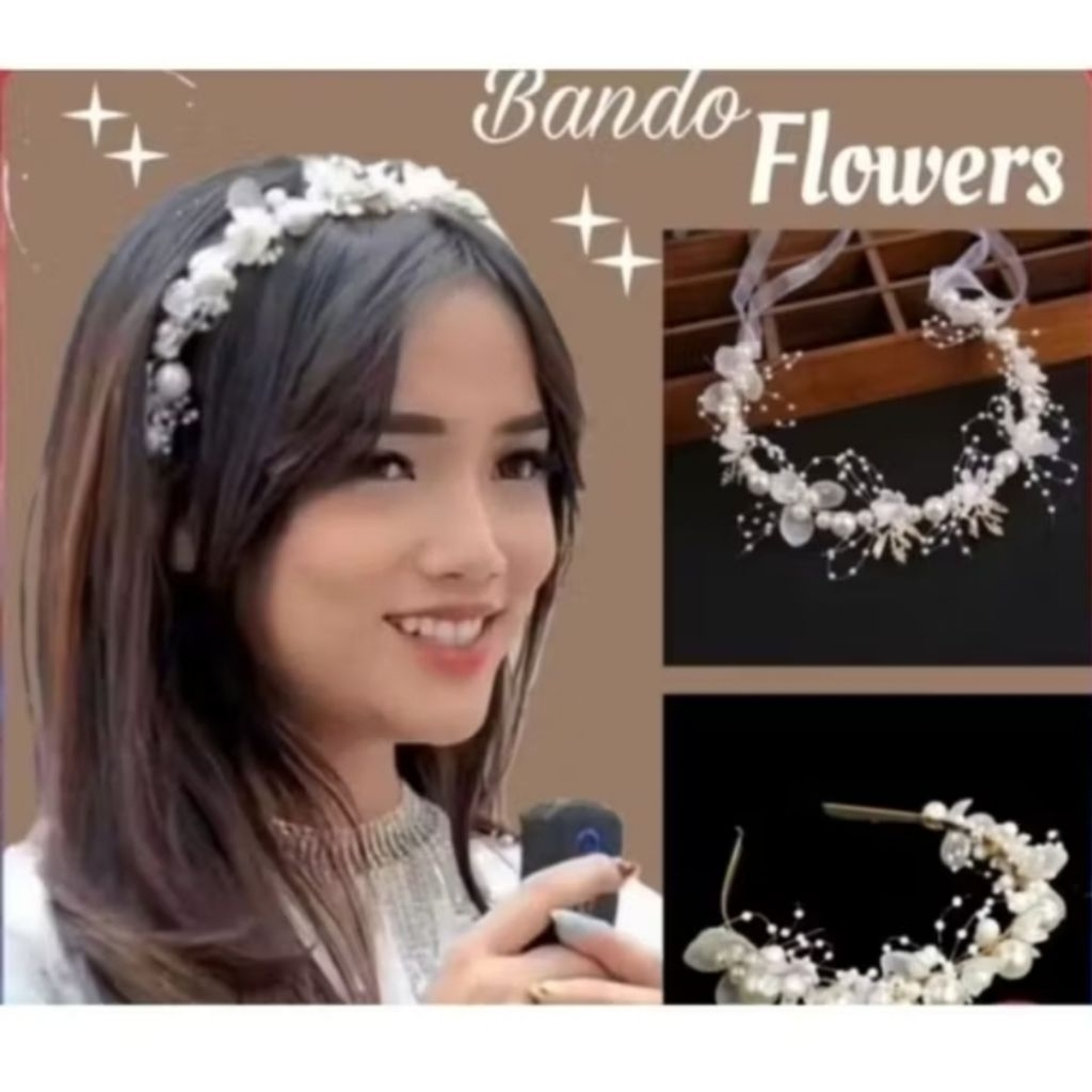 BANDO BUNGA MUTIARA/HEADPIECE KOREA/BANDO BUNGA BESI