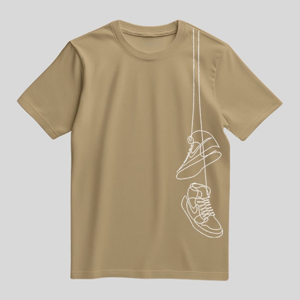 KAOS POLOS PRIA - KAOS CREAM POLOS KAOS PENDEK KAOS POLOS PREMIUM