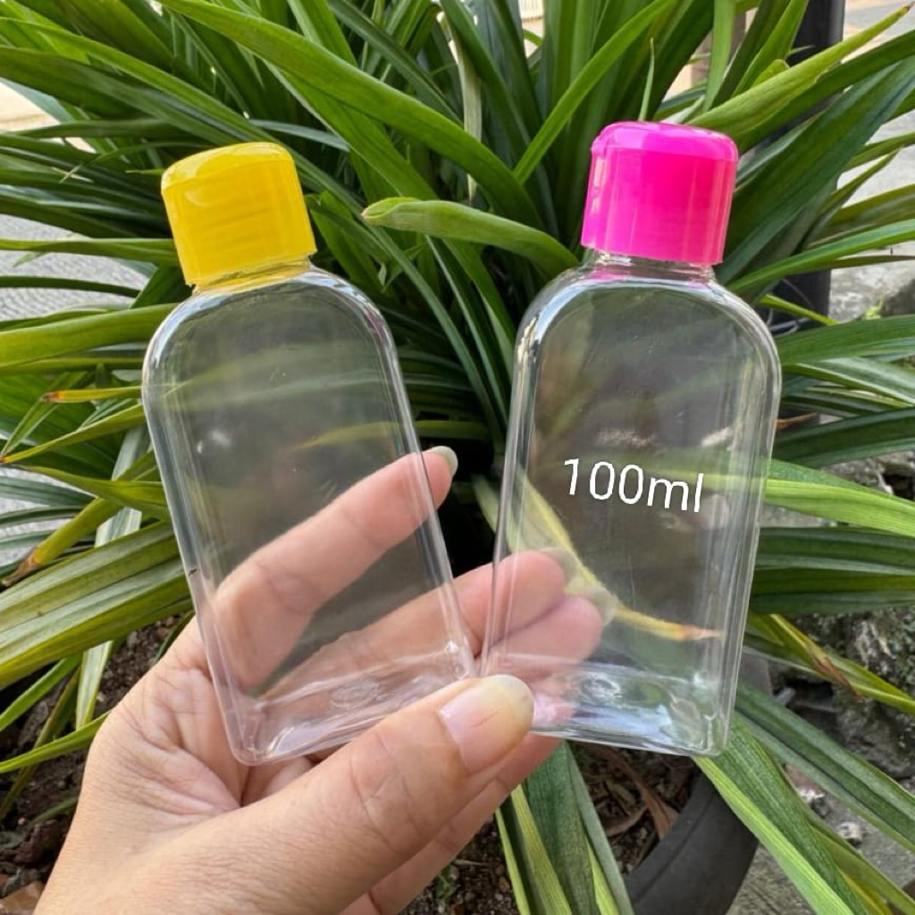 Botol kotak gepeng 100ml botol toner